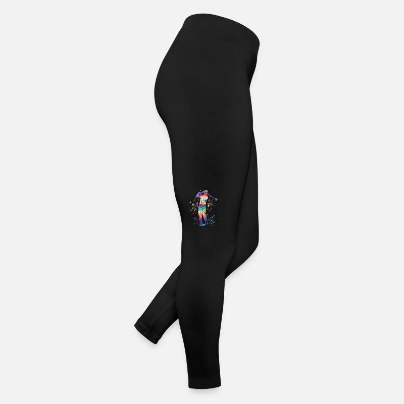 Golfer Colorsplash Golf miniature pour enfants Legging en jersey Femme