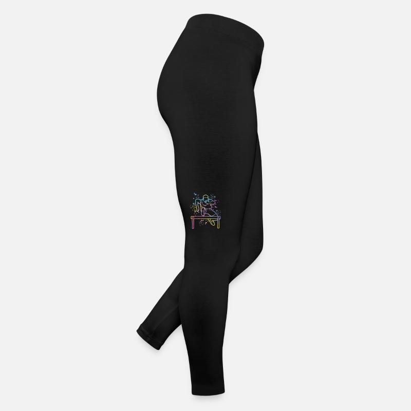Course de haies Course d’obstacles Courses de haies pour enfants Legging en jersey Femme