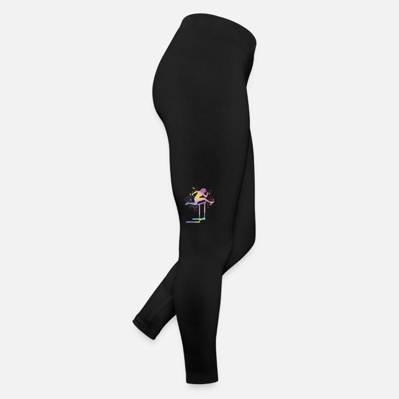 Course de haies Course d’obstacles Courses de haies pour enfants Legging en jersey Femme