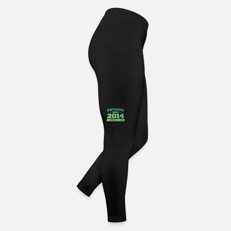 Geburtstag Dezember 2014 - Geschenk Dezember 2014 Frauen Jersey Leggings