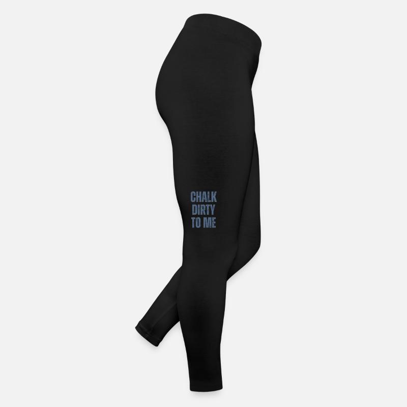 Boulderer Chalk Dirty To Me Bouldern Frauen Jersey Leggings