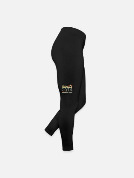 6 Year Anniversary | Vintage 2019 Gift 2019 - Women’s Jersey Leggings - black - Right