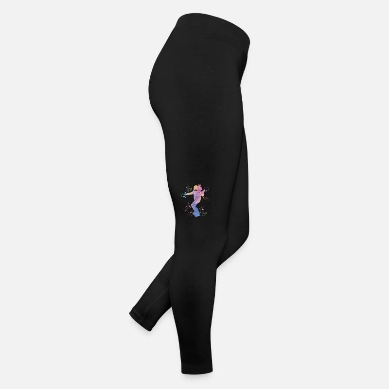 Snowboarder Snowboarding Snowboard Legging en jersey Femme