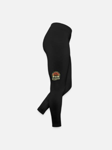 April 1991 Birthday - April 1991 Gift Idea - Women’s Jersey Leggings - black - Right