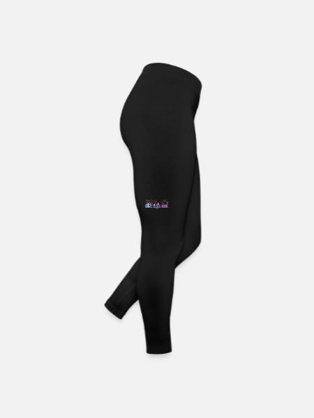 North Skyline Colorful Cityscape North - Women’s Jersey Leggings - black - Right