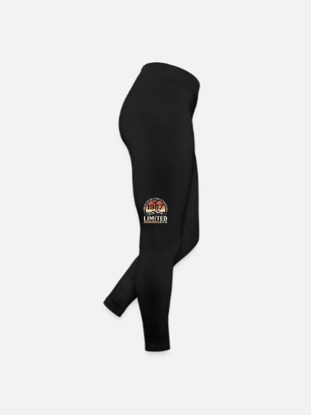 Cadeau Anniversaire 1967 - Vintage 1967 Rétro 1967 - Legging en jersey Femme - noir - Droite