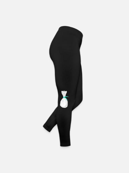 A CHICKEN - Women’s Jersey Leggings - black - Right