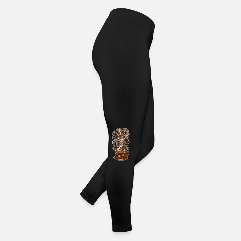 süßer Duft von Kaffee am Morgen Frauen Jersey Leggings