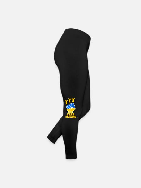 Ukraine - Legging en jersey Femme - noir - Droite