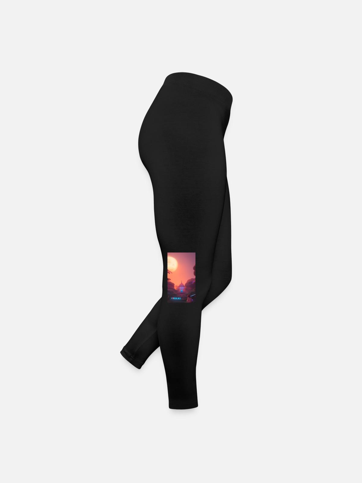 Enchanted - Women’s Jersey Leggings - black - Right