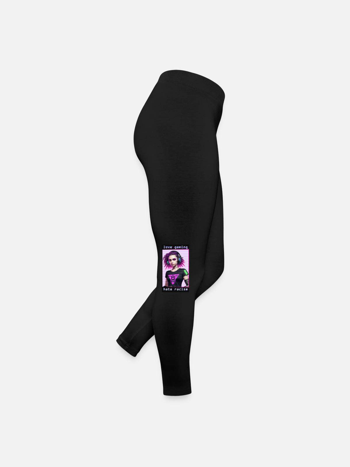loveGaming - Women’s Jersey Leggings - black - Right