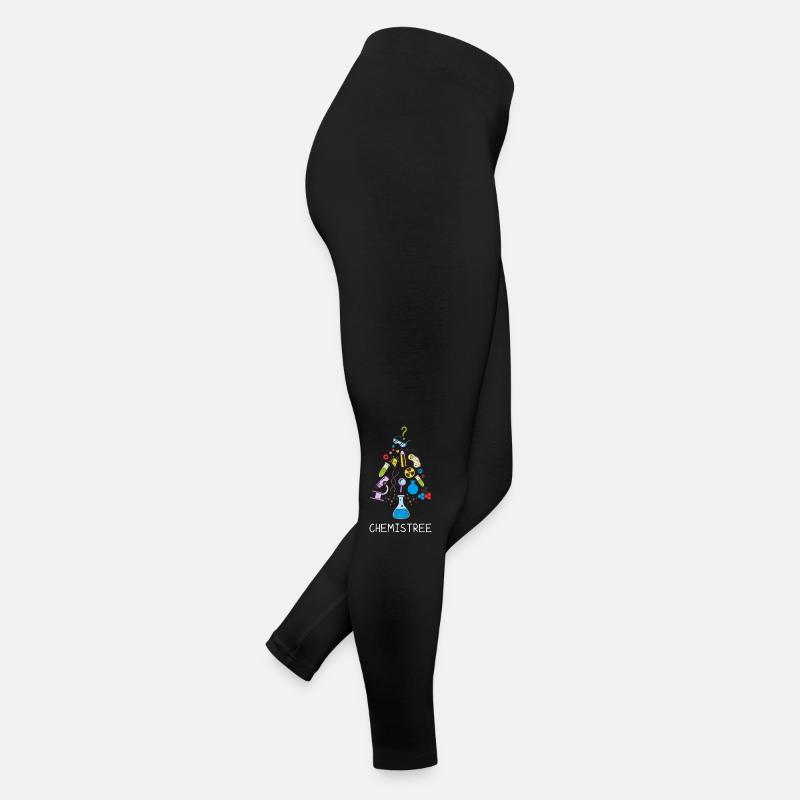 Oh Chemistree Lustiger Chemiker Weihnachtsbaum Frauen Jersey Leggings