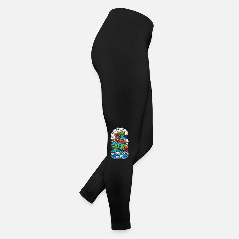 Hautes ondes 04 Legging en jersey Femme