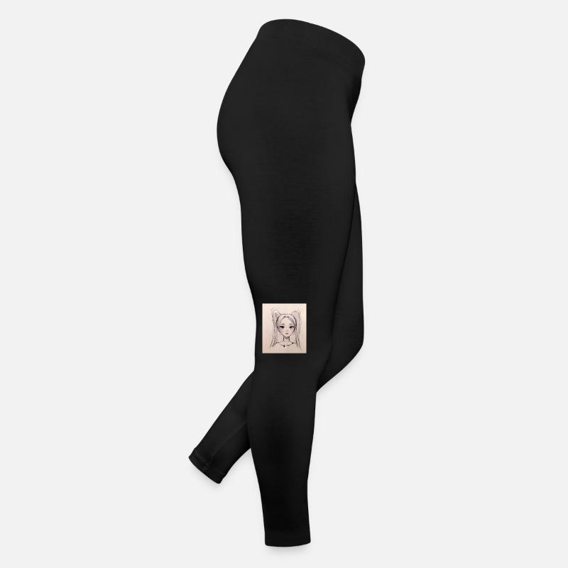 Anime Girl Frauen Jersey Leggings