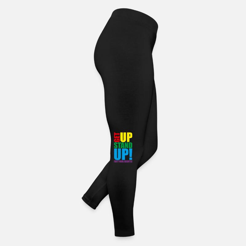 Get Up Stand Up For Your Rights - Women’s Jersey Leggings