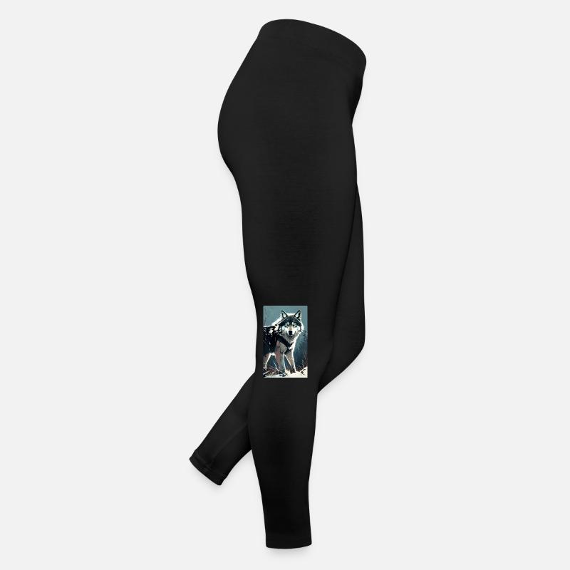 Wolf | Predator | Dog | Mystical Women’s Jersey Leggings
