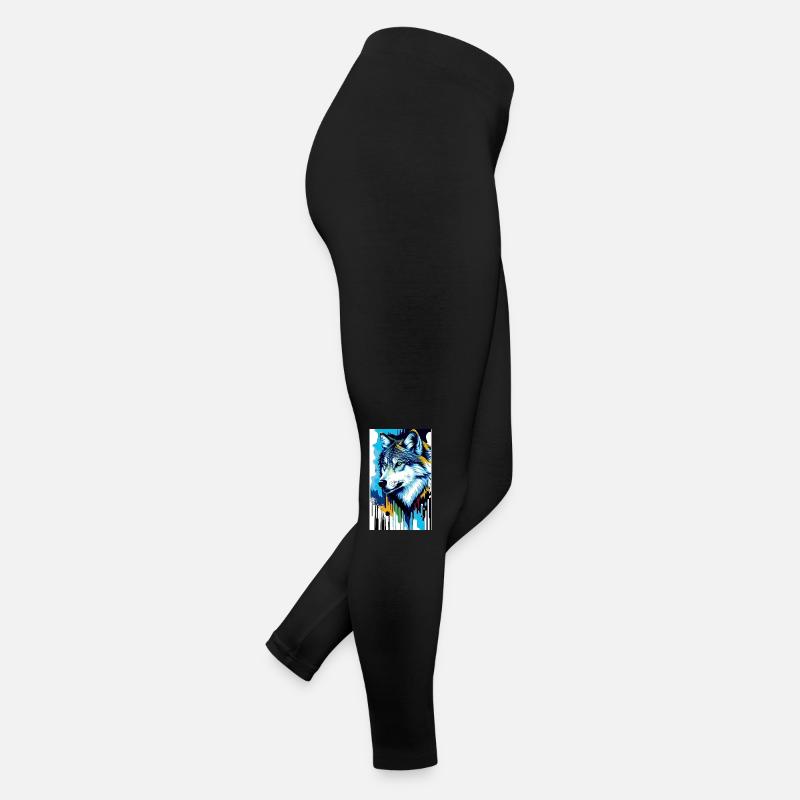 Wolf | Predator | Dog | Mystical Women’s Jersey Leggings
