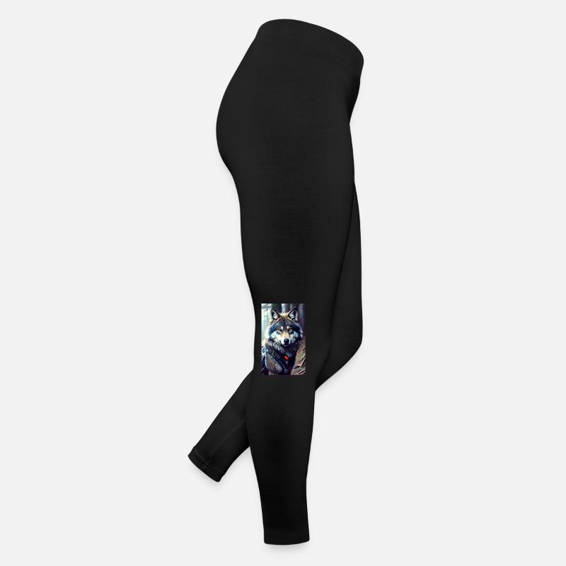 Wolf | Predator | Dog | Mystical Women’s Jersey Leggings