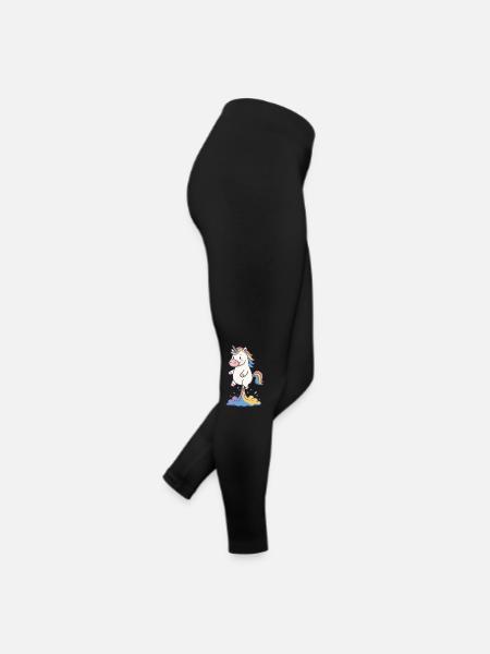 Unicorn - Women’s Jersey Leggings - black - Right
