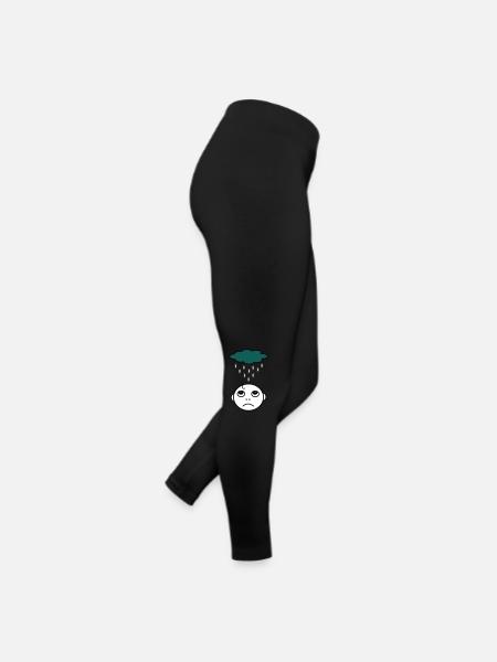 Bad weather - Women’s Jersey Leggings - black - Right