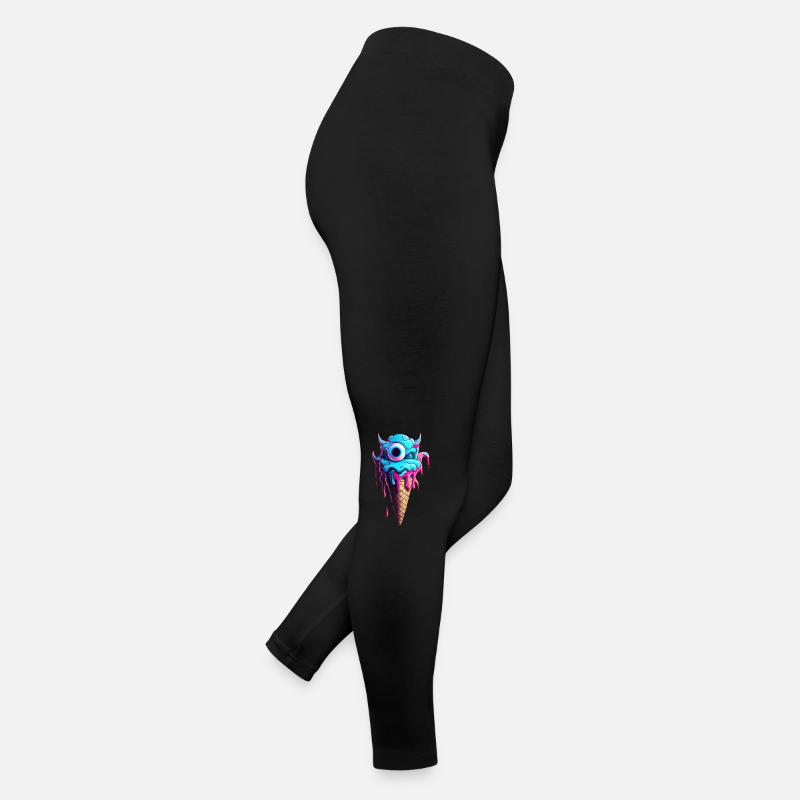Monstre de cornet de crème glacée Legging en jersey Femme