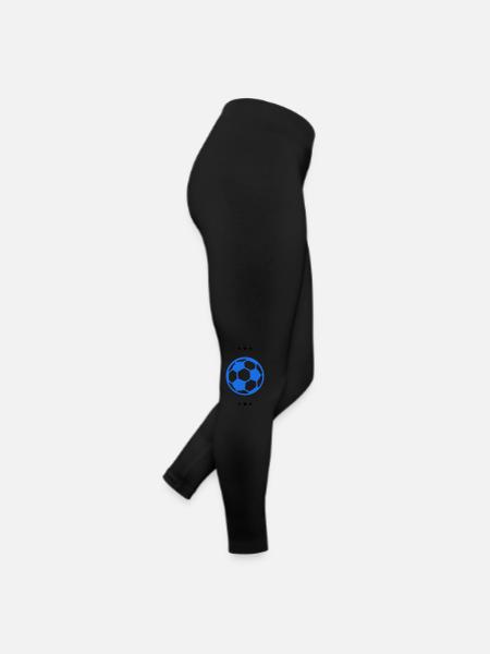 football - Women’s Jersey Leggings - black - Right