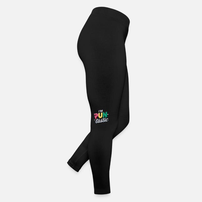 I'm Pun-Tastic - Women’s Jersey Leggings - black
