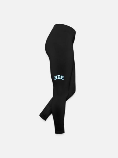 Bre - Frauen Jersey Leggings - Schwarz - Rechts