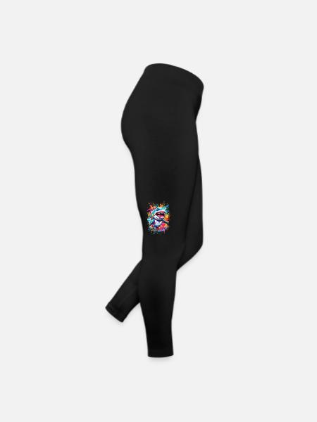 Requin - Legging en jersey Femme - noir - Droite