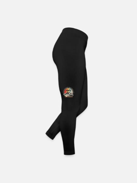 Cadeau D'anniversaire, Vintage Né En Novembre 2003 - Legging en jersey Femme - noir - Droite