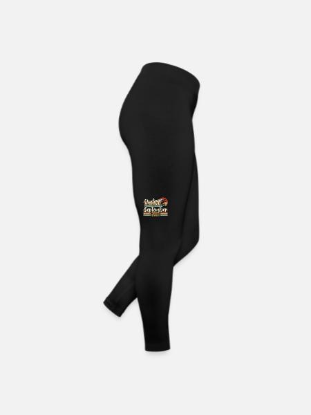 September 2001 Birthday Gift September 2001 - Women’s Jersey Leggings - black - Right