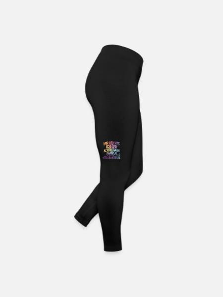 Roller Coaster Amusement Park Roller Coaster - Women’s Jersey Leggings - black - Right