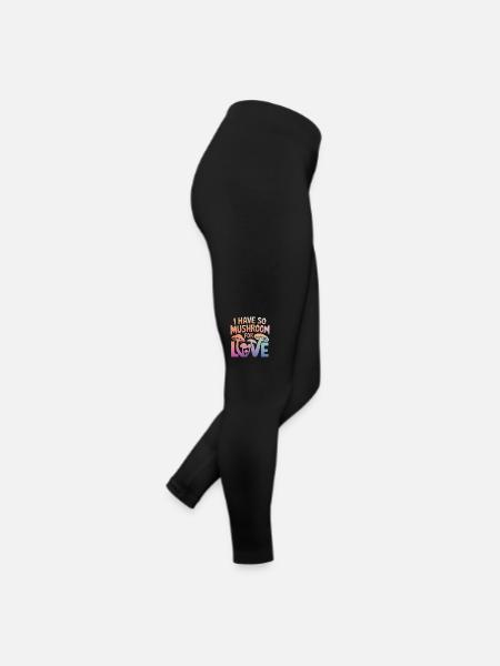Mushroom Mushrooms Funghi Mushroom - Women’s Jersey Leggings - black - Right
