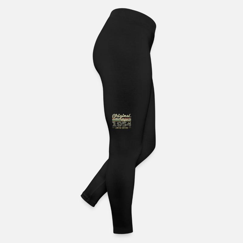 April 1954 71st Anniversary Gift April 1954 Women’s Jersey Leggings