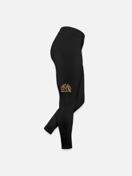 Legenden geboren im Mai 1951 Geburtstag Mai 1951 - Frauen Jersey Leggings - Schwarz - Rechts