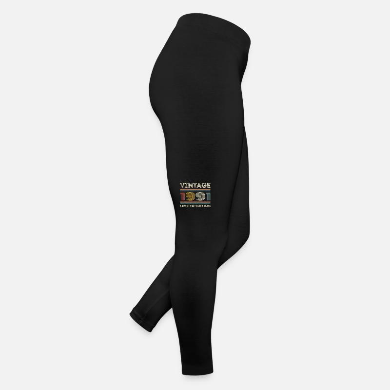 1991 Birthday 1991 Retro 1991 Gift 1991 Women’s Jersey Leggings