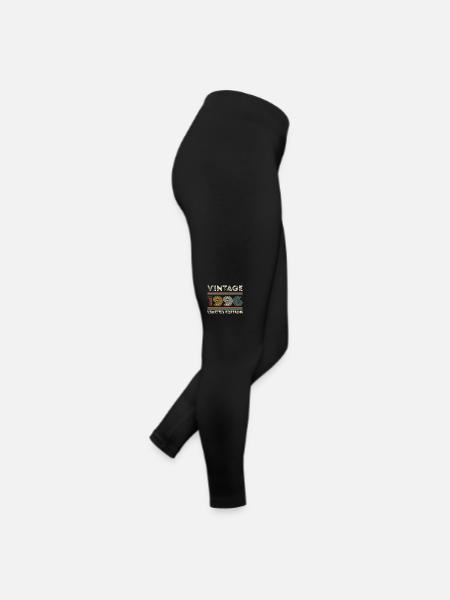 1996 Birthday 1996 Retro 1996 Gift 1996 - Women’s Jersey Leggings - black - Right