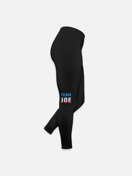 Team Joe | Warming Stripes - Frauen Jersey Leggings - Schwarz - Rechts