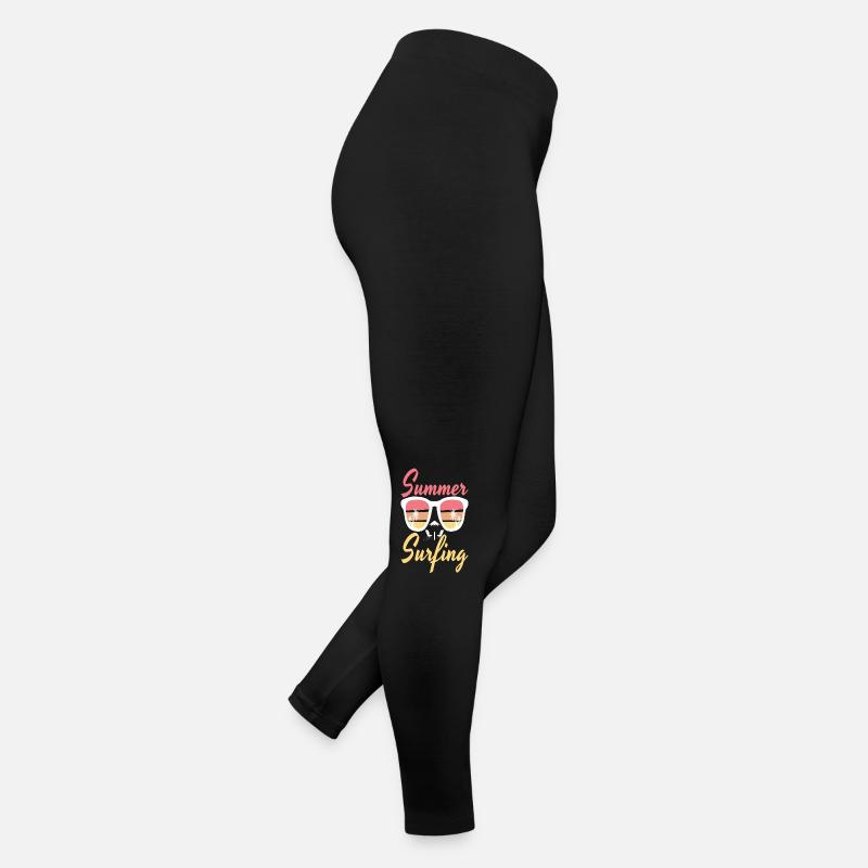 Summer Surfing Frauen Jersey Leggings