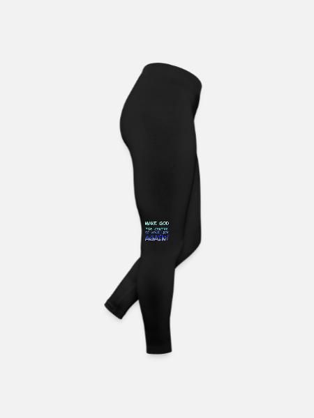 Make God the Centre of your Life Again - Women’s Jersey Leggings - black - Right