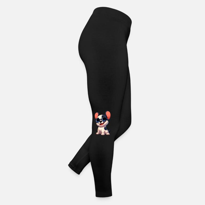 bouledogue français 6 Legging en jersey Femme