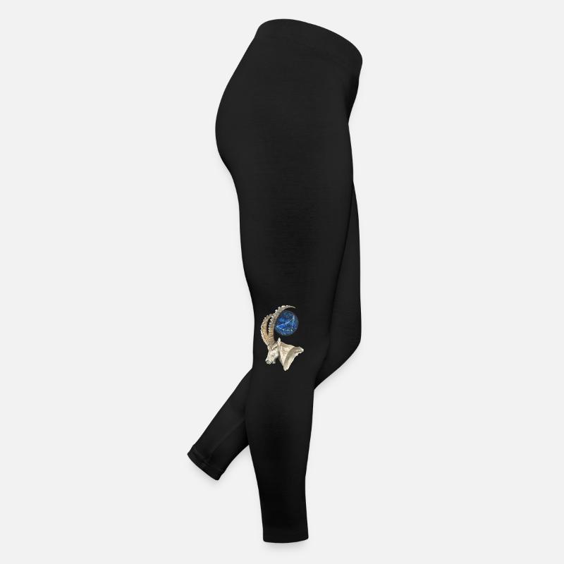 Steinbock mit dem Sternbild Steinbock Frauen Jersey Leggings