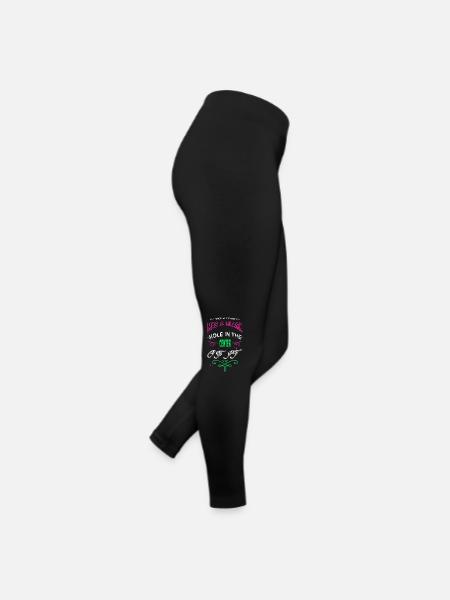 cool funny earth birthday birthday present - Frauen Jersey Leggings - Schwarz - Rechts