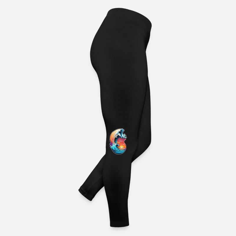 Wave - Summer - Holidays Women’s Jersey Leggings
