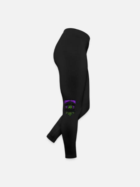 Grandfather's Wisdom Birthday Gift - Women’s Jersey Leggings - black - Right