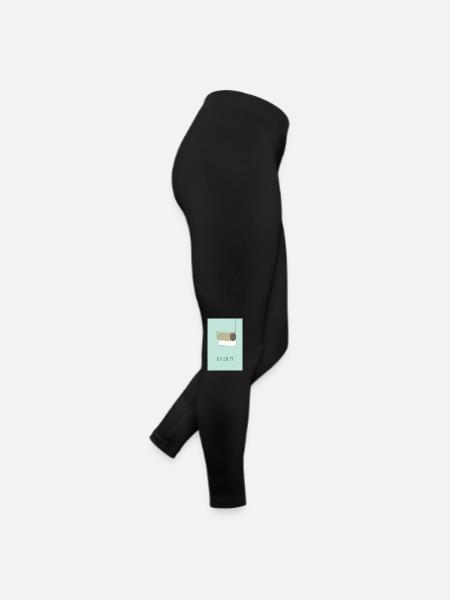 Oh Shit! - Women’s Jersey Leggings - black - Right