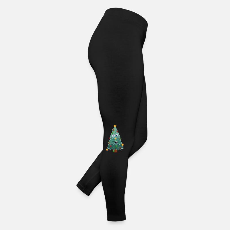 Happy Christmas Tree Women’s Jersey Leggings