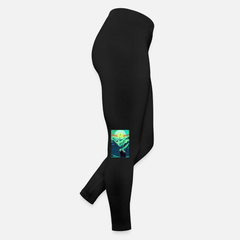 Bear Grizzly Bear Brown Bear Predator Wildlife Forest 8 Women’s Jersey Leggings
