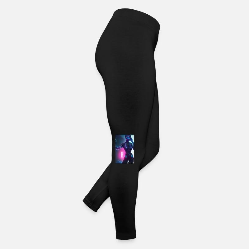 Robot Future Science Machine de science-fiction Legging en jersey Femme