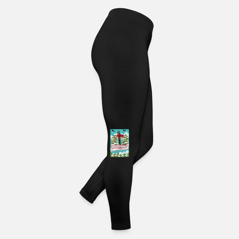 Butternut Massachusetts Skiplakat Frauen Jersey Leggings